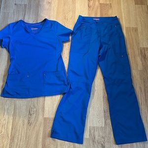 Purple label yoga scrubs set